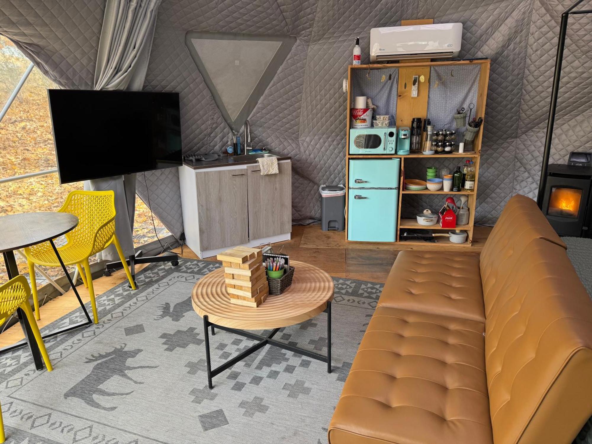 Enchanted Forest Dome ,10-15 Minutes To Kings Canyons-New Pellet Stove For Cozy Warm Nights Dunlap Buitenkant foto
